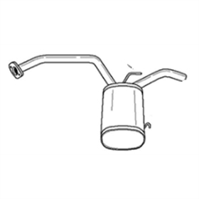 *N*POSTERIORE CITROEN C1 II  PEUGEOT 108 II 1.0i 12v VTI (998CC 69/72 CV) 66607