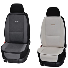 *N*COPPIA FRESCHI COPRISEDILI ANT. UNIVERSALI 100% COTONE COL.06 ANTRACITE SUPPORTO LOMBARE IN MEMORY  CIAK CAPRI-PLUS