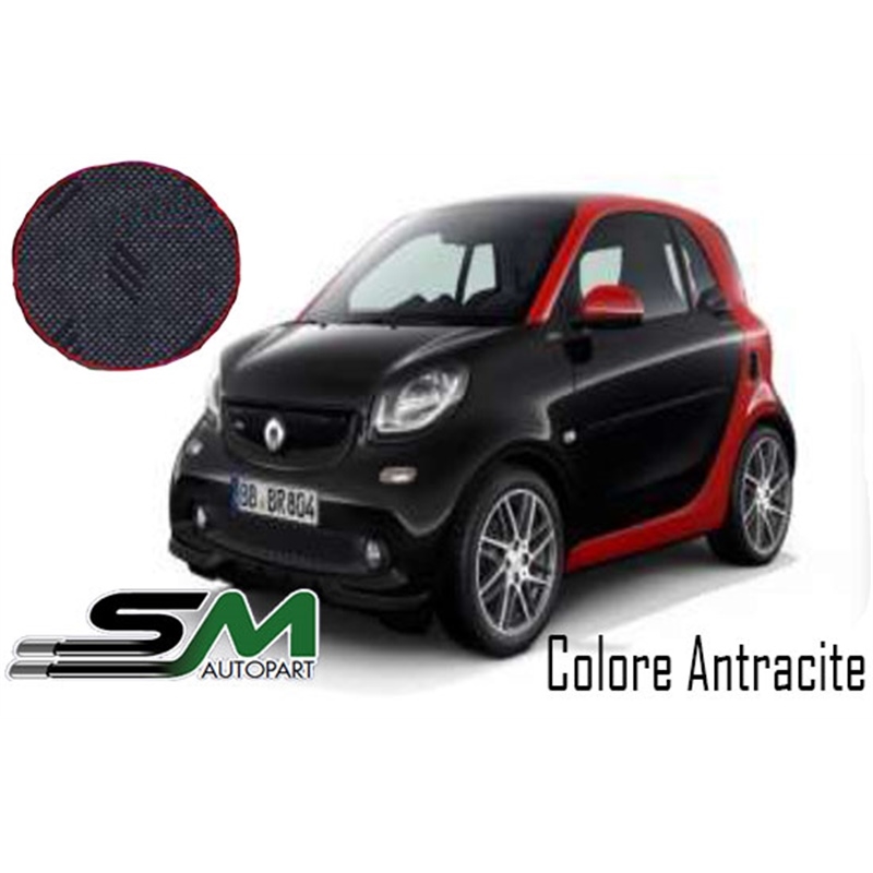 Smart Fortwo 451 - Coprifari, colore: Nero : : Auto e Moto