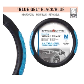 *N*COPRIVOLANTE ULTRA GEL GRIP NERO/BLU 37-39 CM SMX2505GEL