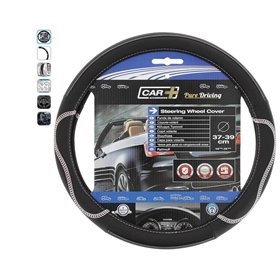 *N*COPRIVOLANTE UNIVERSALE NERO C/IMPUNTURA BIANCA 37-39 CM SMX2505HYW